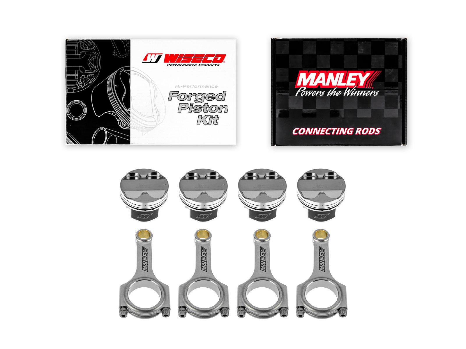 Kute tłoki Wiseco korbowody Manley H beam Mazda K554M795 14011 4 FMIC