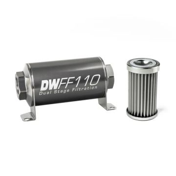 DeatschWerks In-Line Fuel Filter Kit -10AN Female 5 Micron 110mm USA-DW-8-03-110-005K 559,99 zł