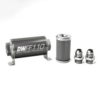DeatschWerks In-Line Fuel Filter Kit -10AN 100 Micron 110mm DW-8-03-110-100K-10 644,99 zł