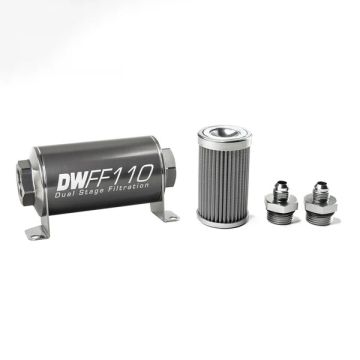 DeatschWerks In-Line Fuel Filter Kit -6AN 100 Micron 110mm DW-8-03-110-100K-6 787,19 zł