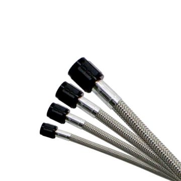 6AN (14Ft) Stainless Steel Braided Hose (Black Ends) Nitrous Express NX 12168 USA-NX-12168 639,99 zł