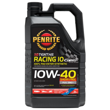 Olej silnikowy Penrite Tenths Racing 10 10W-40 PAO ESTER Full Synthetic 5L