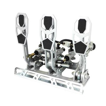 Pedalbox Car Cross Mocowany do Podłogi z Podparciem Stopy RacingPedalBoxes