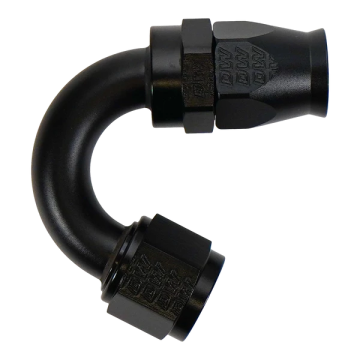 Końcówka przewodu 10AN żeńska Flare obrotowa z tulejką/oliwką 150° PTFE DeatschWerks