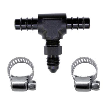 Fuel T Fitting 5/16 Hose Barb to AN4 Male Nitrous Express NX 15235 USA-NX-15235 64,99 zł