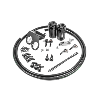 Dual Catch Can Kit Radium Engineering Chevrolet Corvette LT1 with Dry Sump 2017-2019