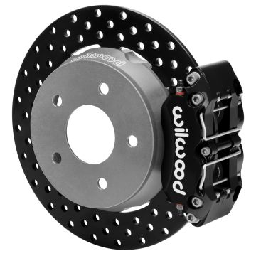 Wilwood 140-17735-D NDPR Rear UTV Brake Kit Drilled Black for Polaris RZR