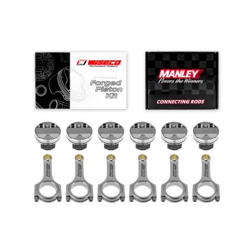 Kute tłoki Wiseco + korbowody Manley H-beam Toyota Supra 2JZGTE 3.0l 24V 93-98 86.5mm CR 8.39:1
