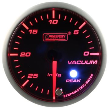 Wskaźnik Prosport Podciśnienie seria Stepper Motor Peak 52mm bursztynowy 216SMVASWL270 247,21 zł