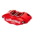 Uniwersalny zacisk hamulcowy 4 tłoczkowy Wilwood 120-8727 Powerlite czerwony WIL-120-8727-RD 1 158,99 zł