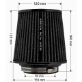 Stożkowy filtr powietrza FMIC.Pro dł. 125mm średnica montażowa 76mm czerwony-7