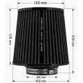 Stożkowy filtr powietrza FMIC.Pro dł. 175mm średnica montażowa 80mm niebieski-6