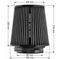Stożkowy filtr powietrza FMIC.Pro dł. 200mm średnica montażowa 80mm czerwony-7