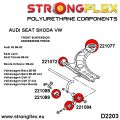 221088B: Tuleja stabilizatora przedniego Audi A3 221088B_20 mm 62,34 zł