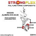 281662A: Tuleja wahacza przedniego tylna SPORT Nissan Almera N16 281662A 134,03 zł