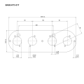 Filtr powietrza Twin Carb Ramair RT3-217-406 65mm Wysokość wewnętrzna-2