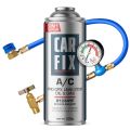 Preparat CarFix 5w1 do uzupełniania klimatyzacji R1234yf 235ml + przewód YF z manometrem-1