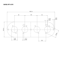 Filtr powietrza Twin Carb Ramair RT3-218-406 65mm Wysokość wewnętrzna-2