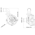 Davies Craig DC8006 EWP80 Alloy Flange Kit zdalna elektryczna pompa wody 12V