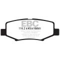 DP61799 Klocki hamulcowe GREENSTUFF EBC Brakes Dodge USA Nitro Jeep Cherokee Wrangler JK Dodge Nitro Jeep Liberty Wrangler JK DP61799 323,95 zł