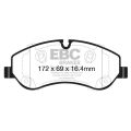 DPX2151 Klocki hamulcowe ULTIMAX2 EBC Brakes Ford COMMERCIAL Tourneo Custom Transit 4th Gen 290 Transit 4th Gen 310 Transit 4th Gen 330 Transit Custom 250 Transit Custom 270 Transit Custom 290 Transit Custom 310 Transit Custom 330 Transit Custom 260 Trans