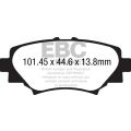 DP42186R Klocki hamulcowe YELLOWSTUFF EBC Brakes Mazda 3 BM 3 BN Mazda 3 BM 3 BN DP42186R 515,85 zł