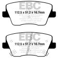 DPX2344 Klocki hamulcowe ULTIMAX2 EBC Brakes Hyundai Hyundai Portugal Kauai N Kona N i30 N PD DPX2344 379,05 zł