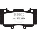 DP43042R Klocki hamulcowe YELLOWSTUFF EBC Brakes Ford Mustang 6th Generation Ford Mustang 6th Gen DP43042R 919,60 zł