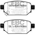 DP43081R Klocki hamulcowe YELLOWSTUFF EBC Brakes Mazda 3 BN Mazda 3 BN CX3 DP43081R 676,40 zł