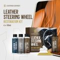 Leather Expert Steering Wheel Restoration Kit zestaw do renowacji skórzanej kierownicy czarny satynowy 4x50ml 200ml LE-064 49,00 zł-3