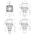Nuke Performance Fuel Pulse Damper FPD110x AN 8 ORB-5