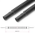 Nuke Performance karbowany czarny nylonowy przewód paliwowy do zbiornika 8 mm 300 mm-1