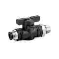 Nuke Performance Pneufit Quick Connect Petcock Ball Valves 1/4 NPT Male to 8mm Tube-1