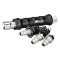 Nuke Performance zestaw 4 podnośników pneumatycznych Air Jack 60 C z zestawem przewodów PTFE i złączem męskim AN6-3
