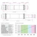 Nuke Performance zestaw 4 podnośników pneumatycznych Air Jack 60 C ze złączem męskim AN6 z zaworem kulowym-6