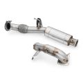 Downpipe RM Motors for Hyundai i30N with Straight Pipe and Silencer