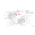 Uszczelniacz wału korbowego tył OEM 806786040 Subaru Impreza Forester EJ20 EJ205 EJ207 EJ255 EJ257 SUB-806786040 54,00 zł