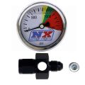 N2O Flo-Thru Pressure Gauge 4AN 0-1500 PSI Nitrous Express NX 15509 USA-NX-15509 359,98 zł