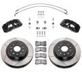 Wilwood 140-17275 AERO6-DM Direct-Mount Truck Front Brake Kit 13.38 Black for Jeep