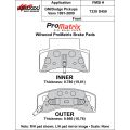 Klocki hamulcowe Wilwood 150-D0459K PM ProMatrix D459 Street Performance Racing Pads .78 USA-WIL-150-D0459K 500,00 zł