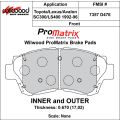 Klocki hamulcowe Wilwood 150-D0476K PM ProMatrix D476 Street Performance Racing Pads .67 USA-WIL-150-D0476K 500,00 zł
