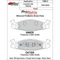 Klocki hamulcowe Wilwood 150-D0632KPM ProMatrix D632 Street Performance Racing Pads .63 USA-WIL-150-D0632K 549,99 zł