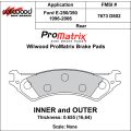 Klocki hamulcowe Wilwood 150-D0802K PM ProMatrix D802 Street Performance Racing Pads .655 USA-WIL-150-D0802K 450,00 zł