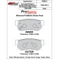 Klocki hamulcowe Wilwood 150-D0813K PM ProMatrix D813 Street Performance Racing Pads .59 USA-WIL-150-D0813K 349,98 zł