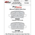 Klocki hamulcowe Wilwood 150-D0865K PM ProMatrix D865 Street Performance Racing Pads .61 USA-WIL-150-D0865K 349,98 zł