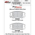 Klocki hamulcowe Wilwood 150-D0924K PM ProMatrix D924 Street Performance Racing Pads .665 USA-WIL-150-D0924K 500,00 zł