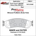 Klocki hamulcowe Wilwood 150-D1067K PM ProMatrix D1067 Street Performance Racing Pads .71 USA-WIL-150-D1067K 699,99 zł