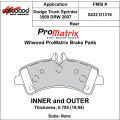 Klocki hamulcowe Wilwood 150-D1318K PM ProMatrix D1318 Street Performance Racing Pads .785 USA-WIL-150-D1318K 699,99 zł