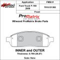 Klocki hamulcowe Wilwood 150-D1392K PM ProMatrix D1392 Street Performance Racing Pads .79 USA-WIL-150-D1392K 649,99 zł