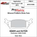 Klocki hamulcowe Wilwood 150-D1602K PM ProMatrix D1602 Street Performance Racing Pads .655 USA-WIL-150-D1602K 599,99 zł